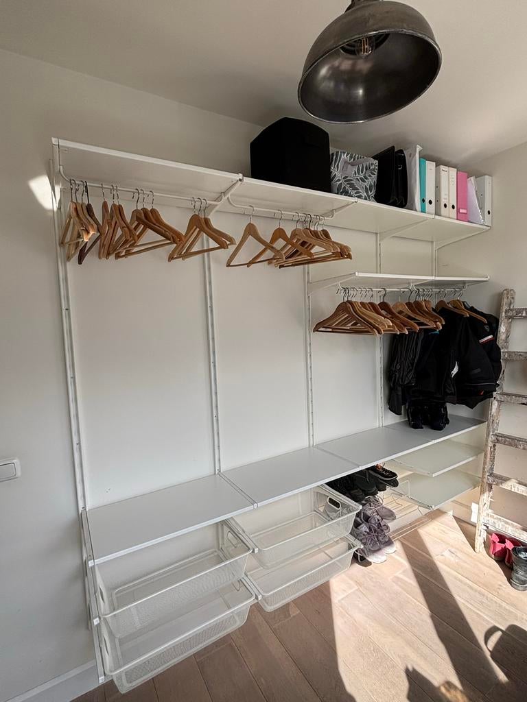 IKEA Boaxel kast, Huis en Inrichting, Ophalen, Met plank(en), Gebruikt, 200 cm of meer