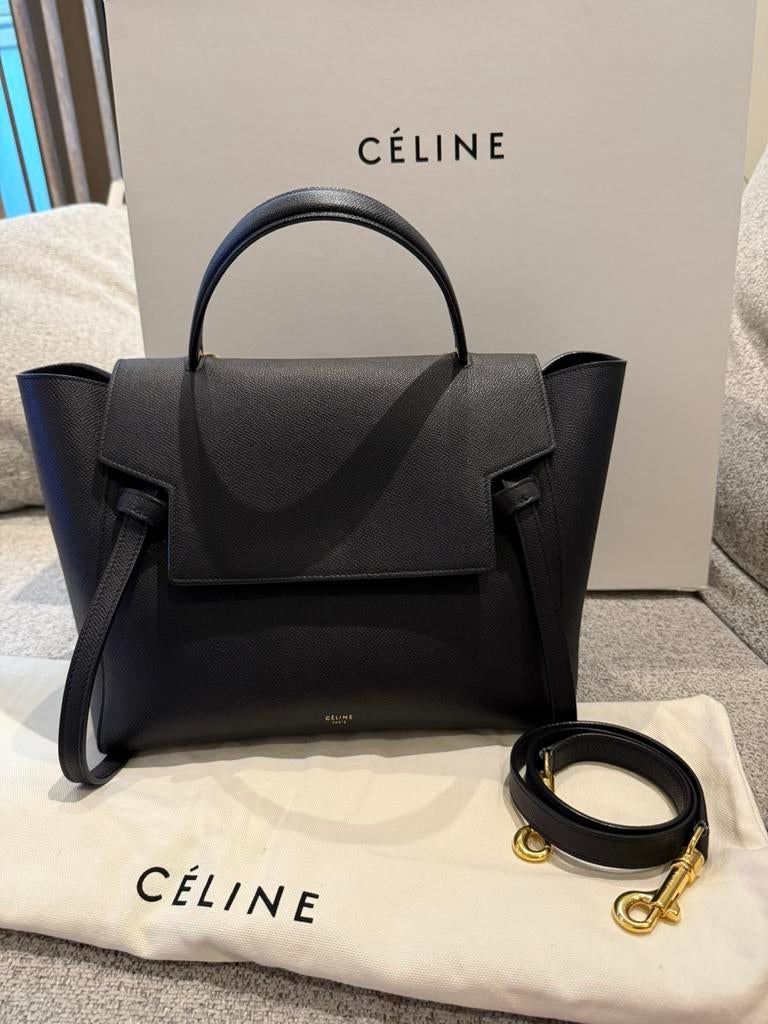 Celine beltbag, Ophalen of Verzenden, Zo goed als nieuw, Zwart, Handtas