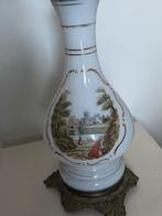 Vintage Franse olielamp - Exclusief en perfect werkend, Ophalen
