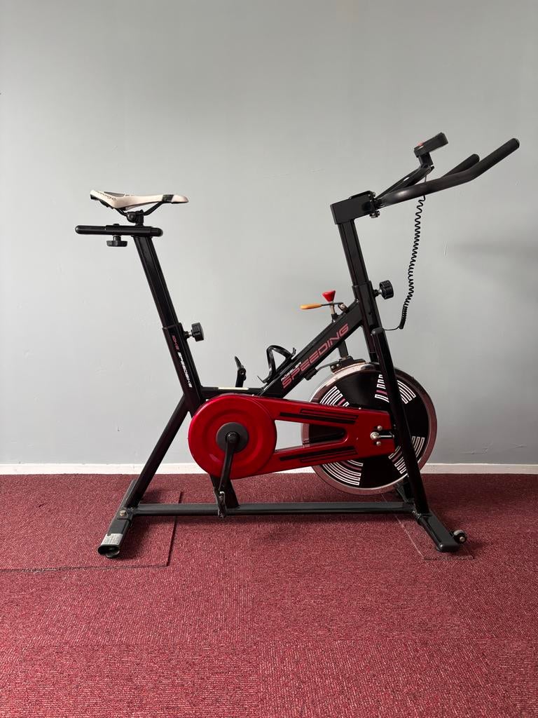 Rossler Speeding Spinningfiets - Perfect voor Thuis Workouts, Ophalen, Gebruikt, Spinningfiets, Metaal