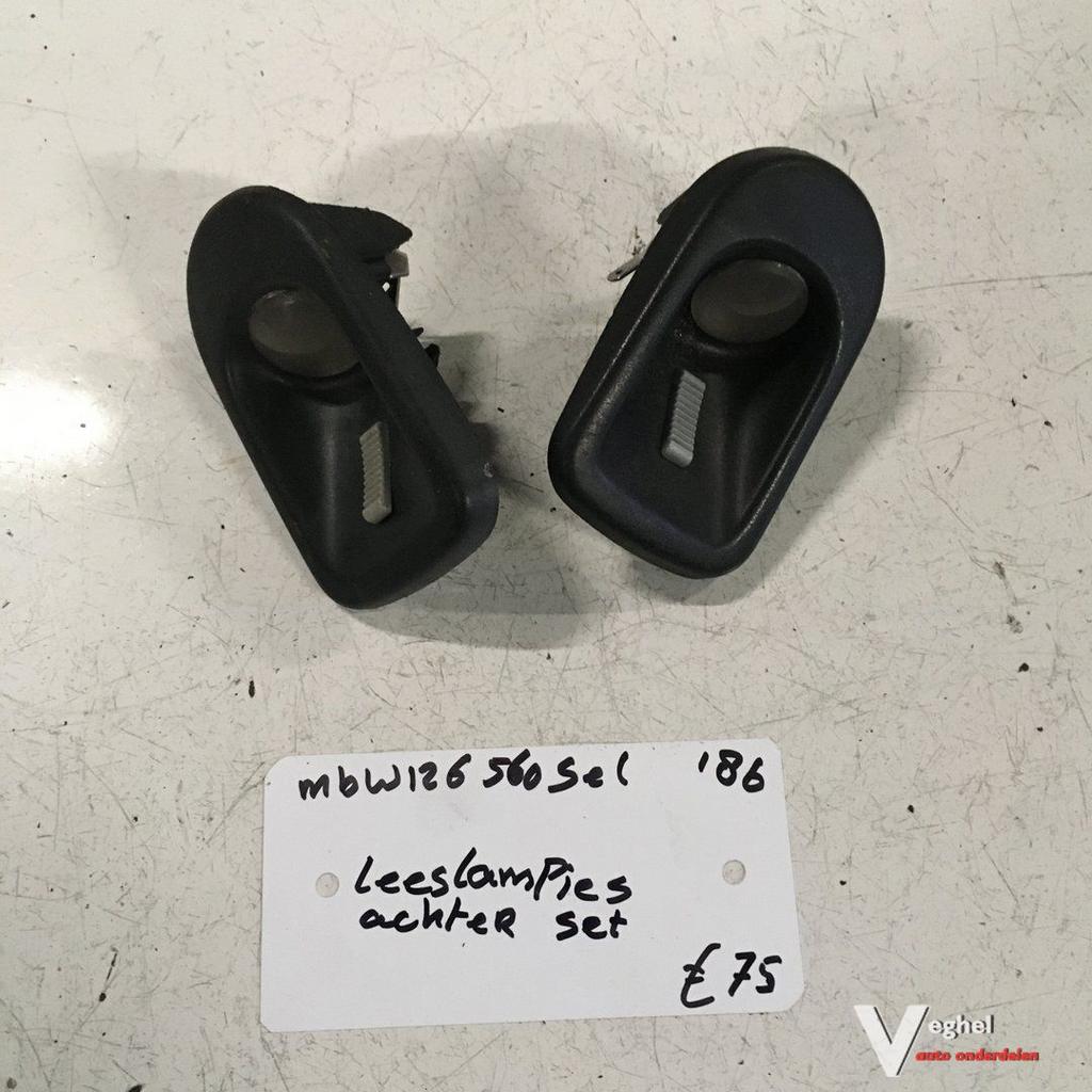 Mercedes W126 1986 560 SEL Leeslampjes achter Links en Recht, Auto-onderdelen, Overige Auto-onderdelen, Gebruikt, Ophalen of Verzenden