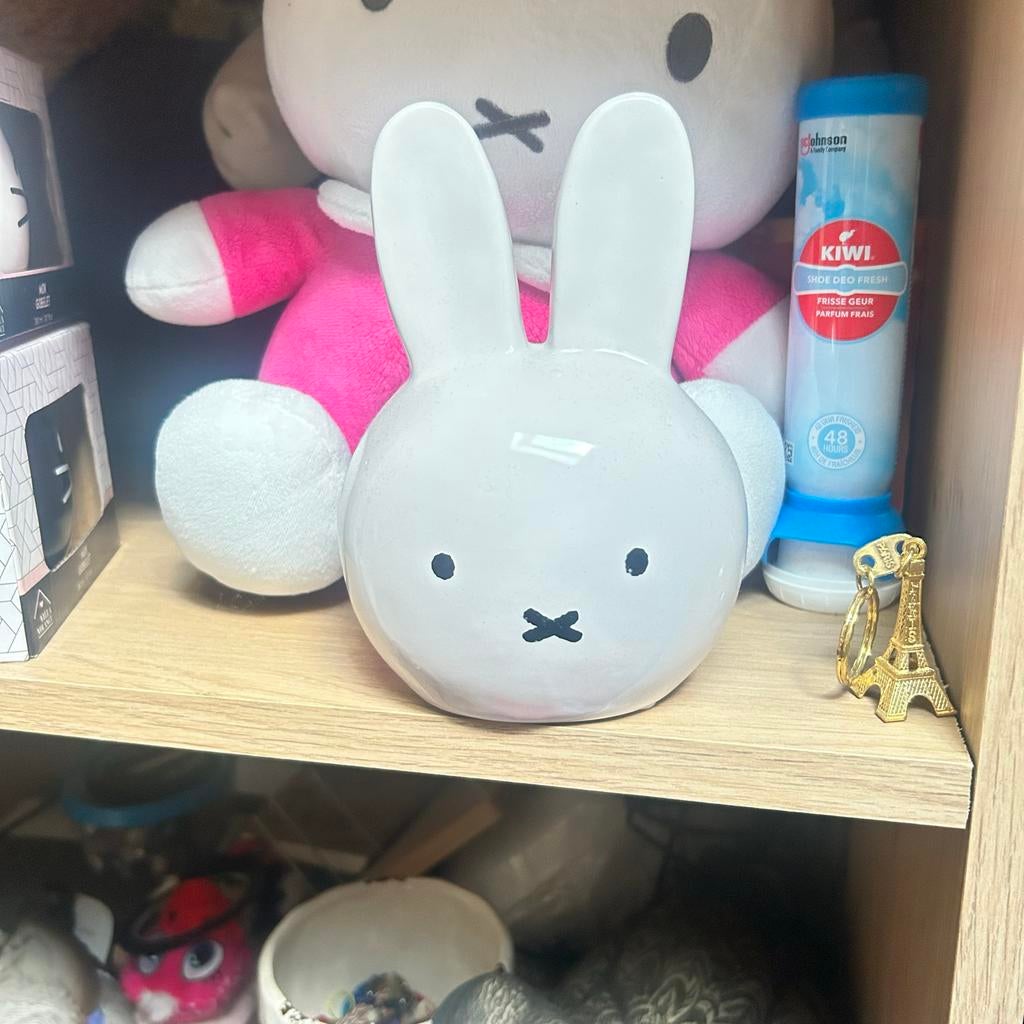 Nijntje spaarpot - Schattig en functioneel, Verzamelen, Spaarpotten, Zo goed als nieuw, Strip- of Tekenfilmfiguur, Steen, Aardewerk of Keramiek