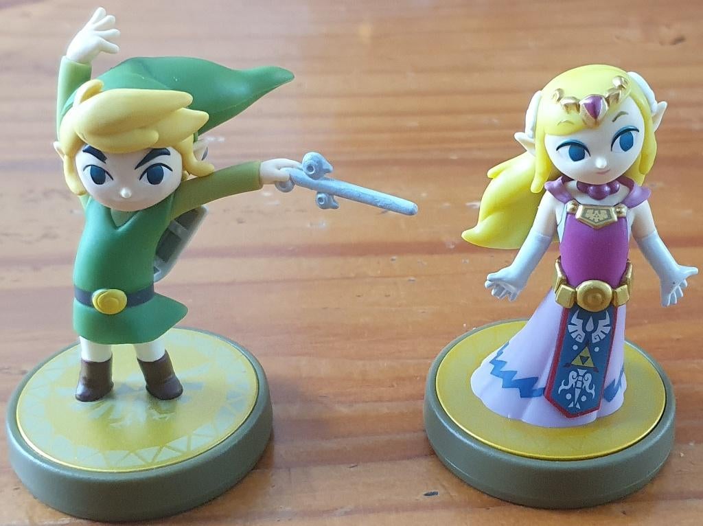 Amiibo Zelda The Wind Waker: Zelda + Toon Link, Ophalen of Verzenden, Zo goed als nieuw