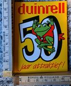 Vintage sticker Duinrell 50 haar attraktief Rik de Kikker, Ophalen of Verzenden, Zo goed als nieuw