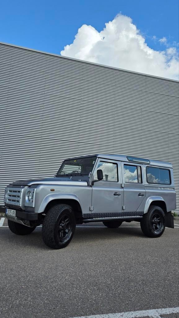 Landrover Defender 110 2.4TD 2009, Auto's, Zwart, Vierwielaandrijving, Particulier, SUV of Terreinwagen