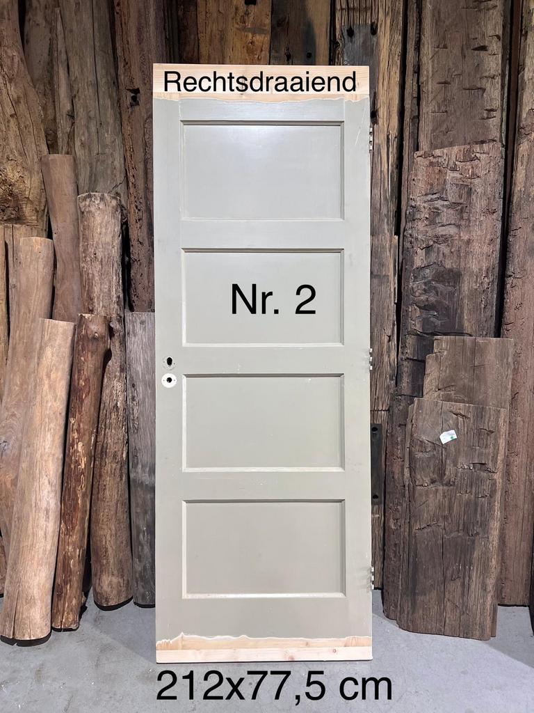 Paneeldeuren, Doe-het-zelf en Verbouw, Ophalen, Gebruikt, 80 tot 100 cm, 215 cm of meer