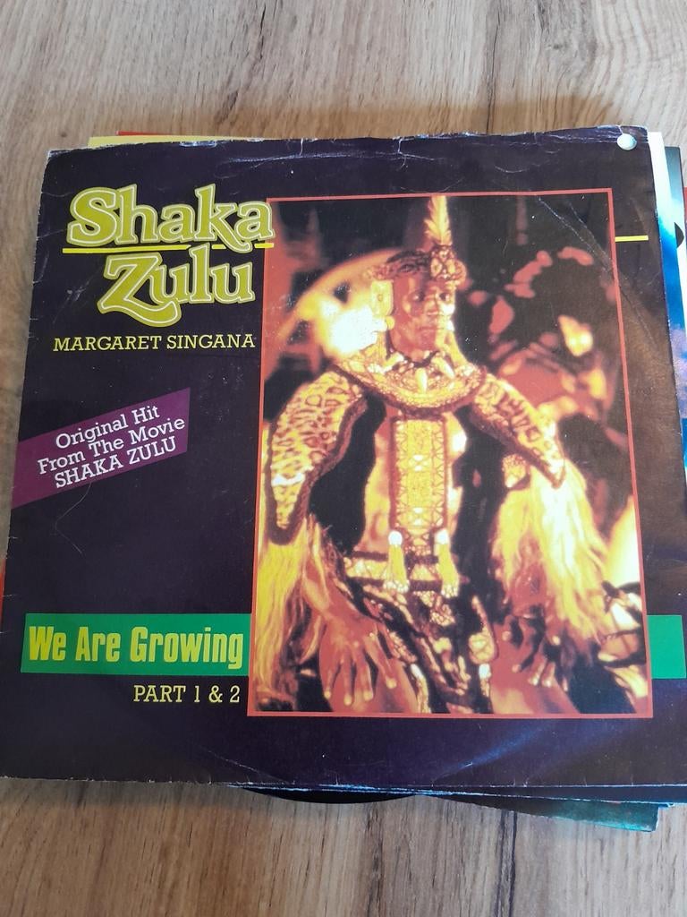 Shaka zulu 7 inch margaret singana, Cd's en Dvd's, Vinyl Singles, Ophalen of Verzenden, Zo goed als nieuw, Pop