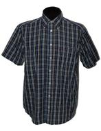 Paul Stuart geruit overhemd, shirt, korte mouw, blauw, Mt. M, Halswijdte 39/40 (M), Zo goed als nieuw, Paul Stuart, Verzenden