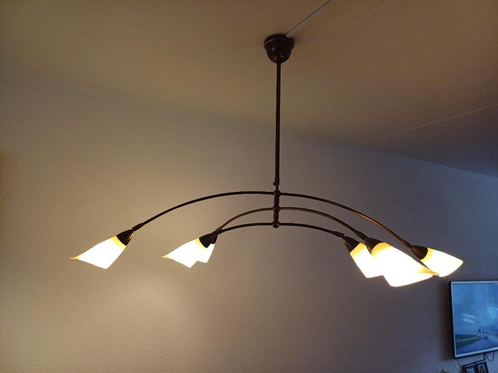 Lampenset, Ophalen, Zo goed als nieuw, Glas, 75 cm of meer