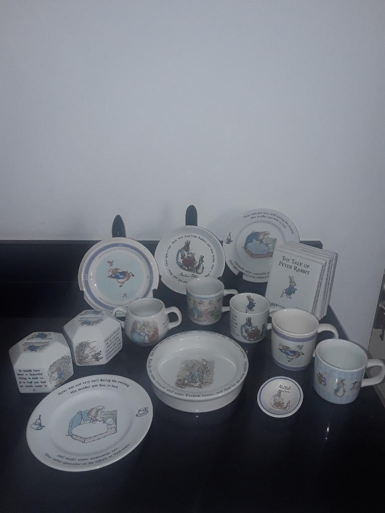 Wedgwood Peter rabbit, Verzenden, Zo goed als nieuw, Porselein, Overige typen