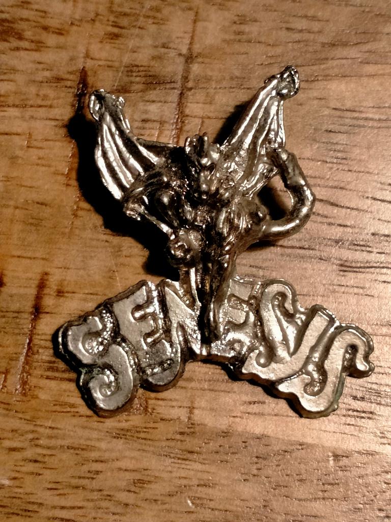 Genesis Phil Collins Monsters of Rock vintage muziek speld, Ophalen of Verzenden, Gebruikt