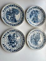 Royal Goedewaagen Blue Delft Jaargetijden Borden Set, Ophalen of Verzenden