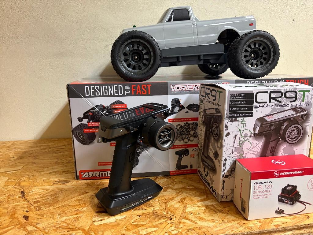 NEW Custom Arrma Vorteks 1/10 4WD 3S  – "RC Monkey Edition", Hobby en Vrije tijd, Modelbouw | Radiografisch | Auto's, Nieuw, Auto offroad