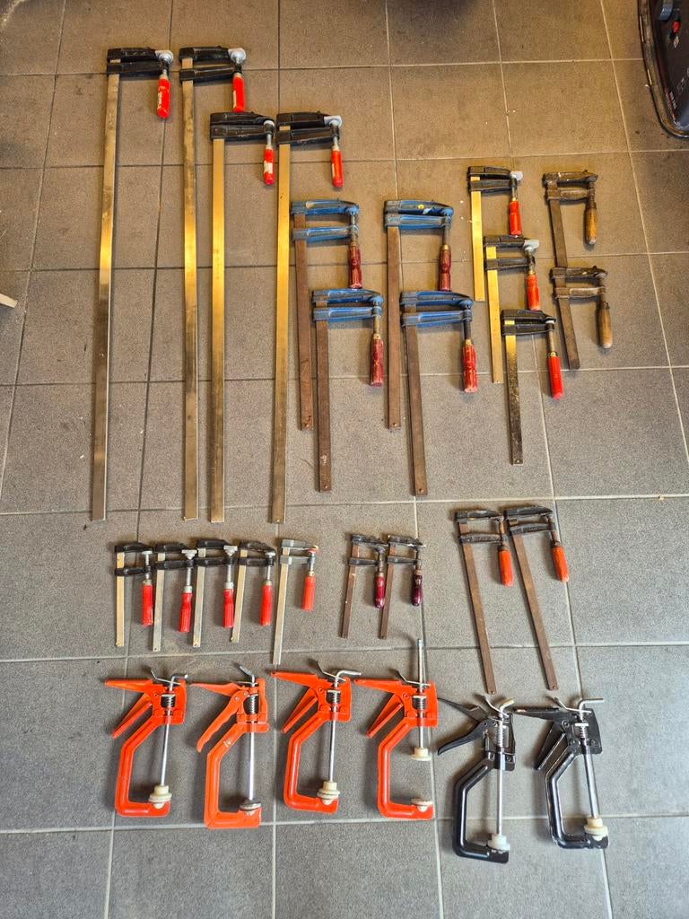 28 lijmtangen lijmklemmen, Ophalen, Gebruikt