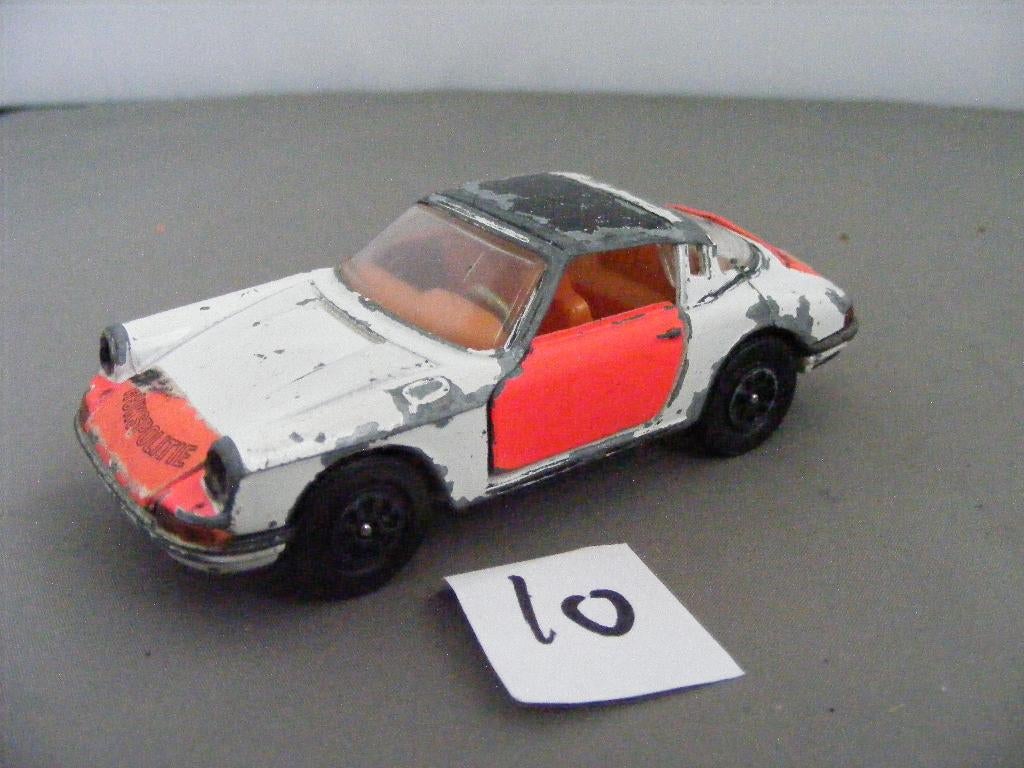 Porsche targa 911s corgi toys  rijkspolitie (10) incompleet, Ophalen of Verzenden, Gebruikt, Auto, Corgi