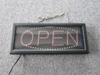 OPEN BORD LICHTRECLAME, Verzamelen, Merken en Reclamevoorwerpen, Ophalen, Gebruikt, Lichtbak of (neon) lamp