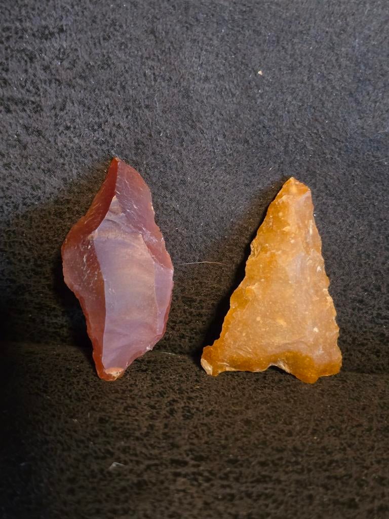 Pijlpunten speerpunt, Verzamelen, Mineralen en Fossielen, Ophalen of Verzenden