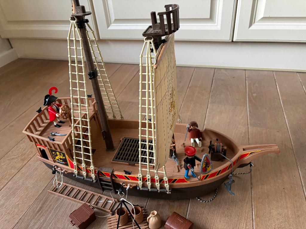 piraten boot van Play mobil, Kinderen en Baby's, Speelgoed | Playmobil, Gebruikt, Complete set, Ophalen of Verzenden