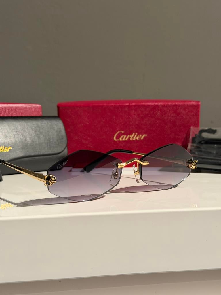 Cartier zonnebril, Sieraden, Tassen en Uiterlijk, Zonnebrillen en Brillen | Dames, Verzenden, Nieuw, Overige merken