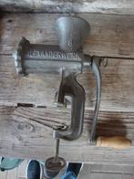 Gietijzeren gehaktmolen, antiek, Antiek en Kunst, Antiek | Keukenbenodigdheden, Ophalen of Verzenden