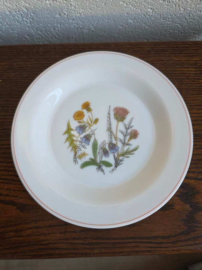2x Vintage Arcopal France veldbloemen jaren 70, Antiek en Kunst, Ophalen of Verzenden