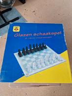 Glazen schaakspel 35 x 35 cm, Ophalen of Verzenden
