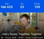 Harry Styles Amsterdam 4 juni, Twee personen, Juni
