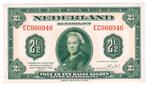 2 1/2 gulden 4 februari 1943 Wilhelmina UNC, Postzegels en Munten, Bankbiljetten | Nederland, Ophalen of Verzenden, 2½ gulden