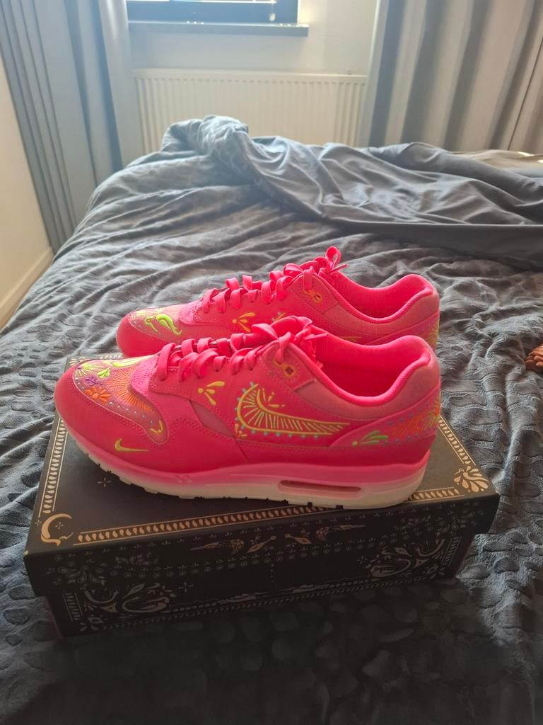 Nike Air Max 1 PRM Dia De Los Muertos 'Hyper Pink' , Nike, Ophalen of Verzenden, Sneakers of Gympen, Roze