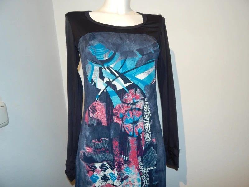 Save the Queen stretch jurk aparte kleur print mt M, Kleding | Dames, Maat 38/40 (M), Overige kleuren, Verzenden, Save the queen