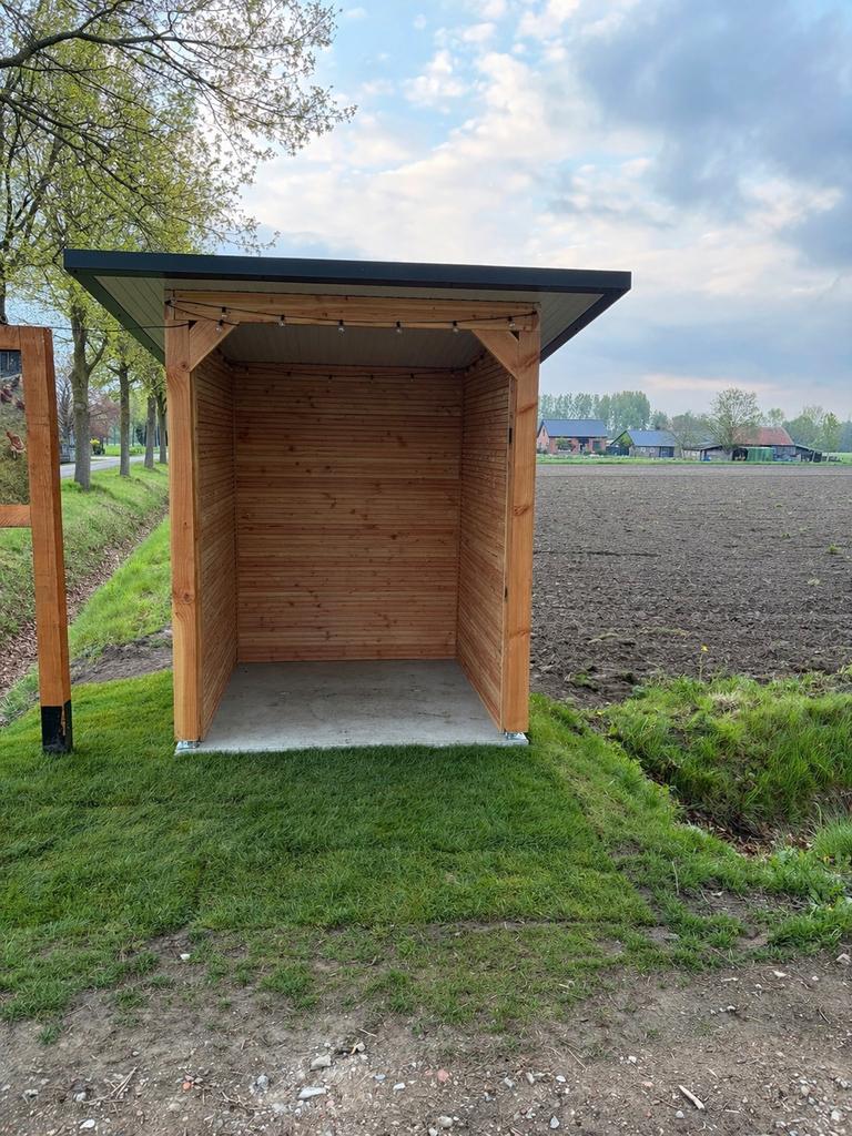 Tuinhuis 2x2, Ophalen, Zo goed als nieuw, Hout, Overige typen
