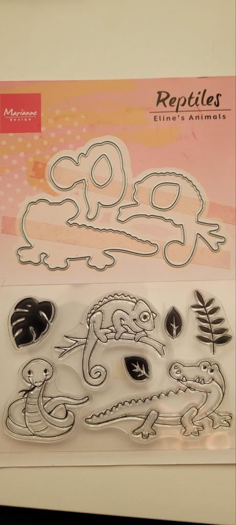 Marianne Design  - Eline's Animals - Reptiles - NIEUW, Ophalen of Verzenden, Nieuw, Overige thema's, Pons of Mal