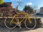 Vintage Peugeot racefiets geel, Gebruikt, Ophalen, Overige merken, 10 tot 15 versnellingen