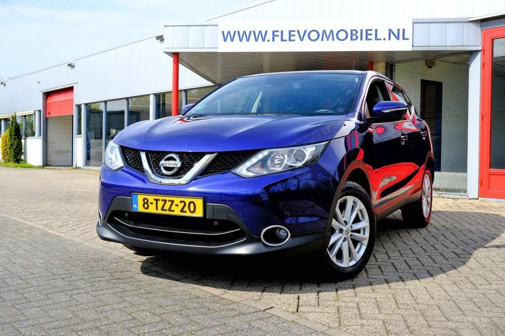 Nissan Qashqai 1.2 Connect Edition *87.725km!* Pano|Navi|Cam, Auto's, Nissan, Euro 5, Gebruikt, 4 cilinders, Blauw