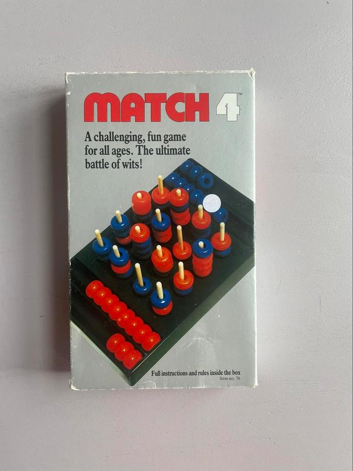 Match4, Hobby en Vrije tijd, Gezelschapsspellen | Overige, Zo goed als nieuw, Een of twee spelers, Ophalen of Verzenden