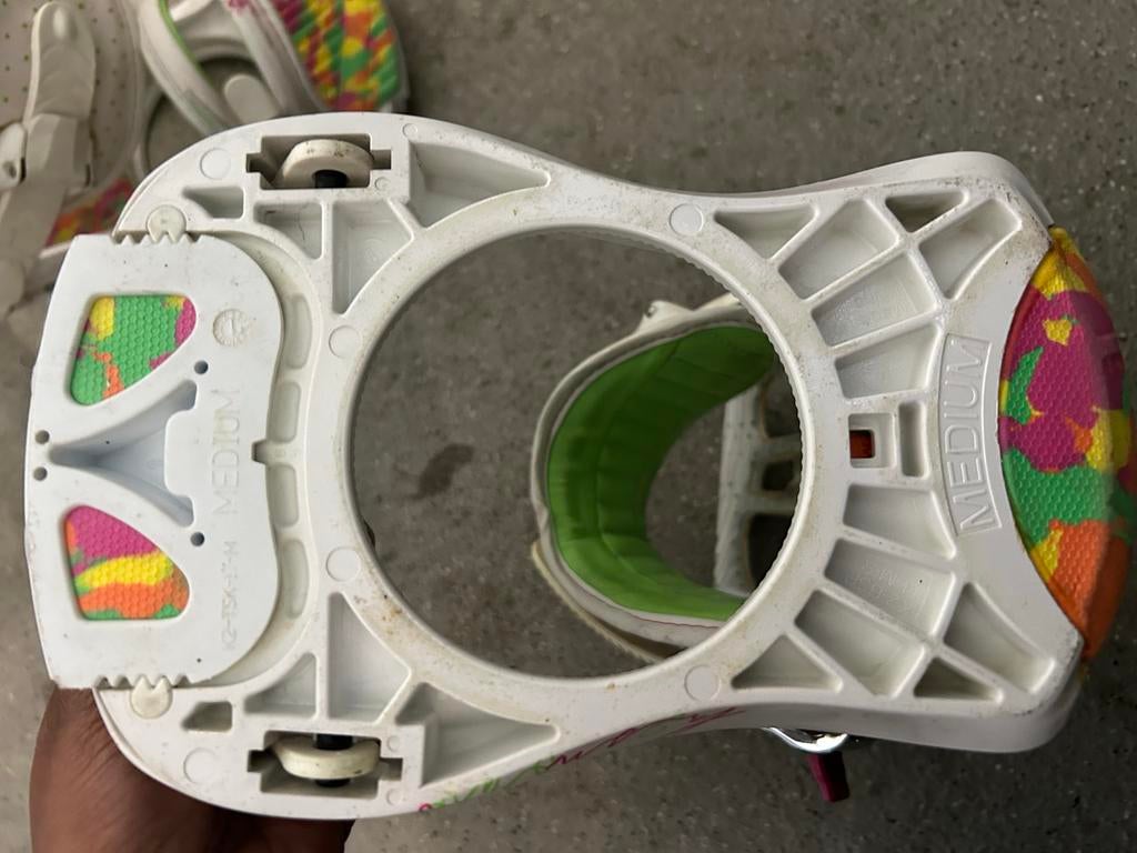 K2 Rosa snowboardbindingen - Maat Medium, Ophalen of Verzenden, Gebruikt, Bindingen
