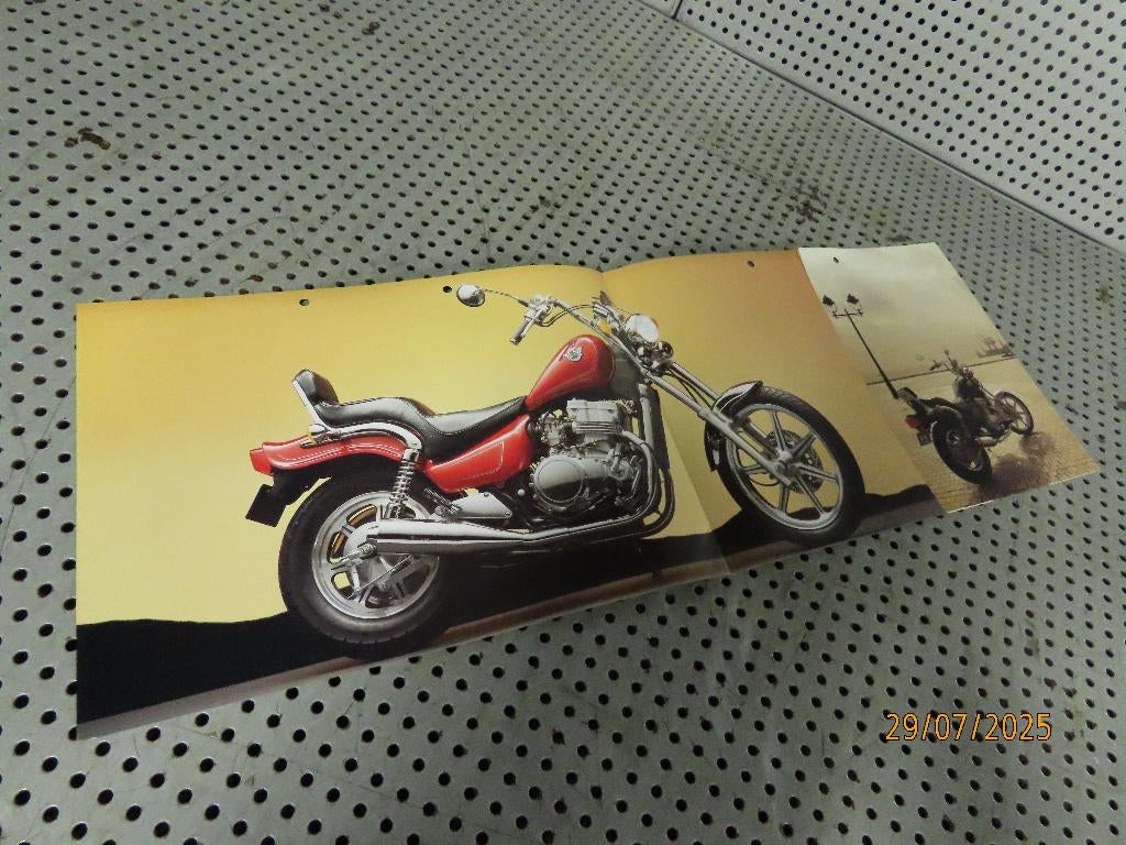 Folder EN500 EN 500 Kawasaki custombike, Ophalen of Verzenden, Gebruikt, Motoren