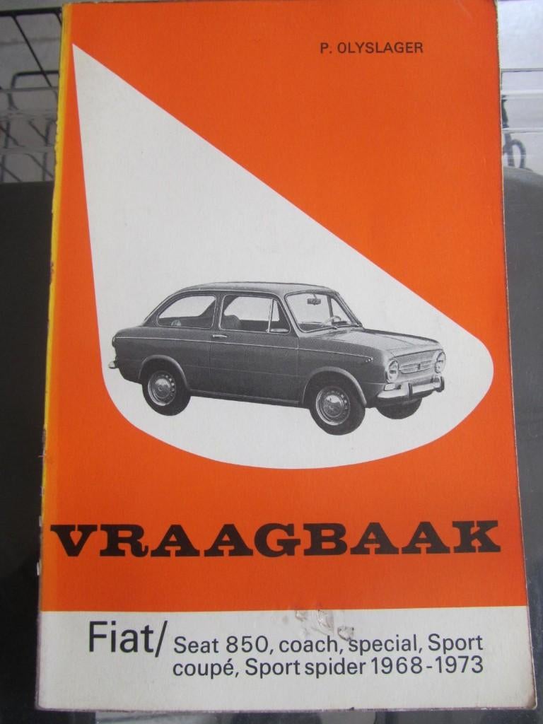 vraagbaak   FIAT 850     1968  / 1973, Ophalen of Verzenden