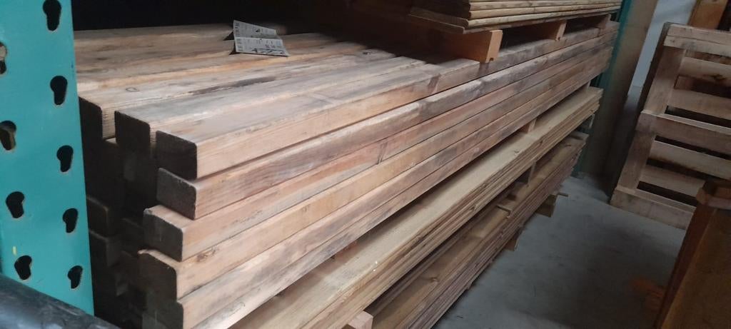 Partijen planken/ Balken/ tuinschermen/Raamdorpels hardhout, Ophalen, Planken, Nieuw, Hardhout