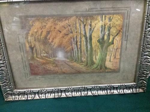 schilderij prent laan met bomen, Ophalen of Verzenden, 'T Olde Gre-j, Info@toldegrej.nl, Endepoelstraat 20f Didam