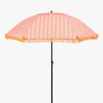 NIEUWE parasol Karwei oranje roze in opbergzak, Nieuw, Ophalen of Verzenden, Verstelbaar, 1 tot 2 meter
