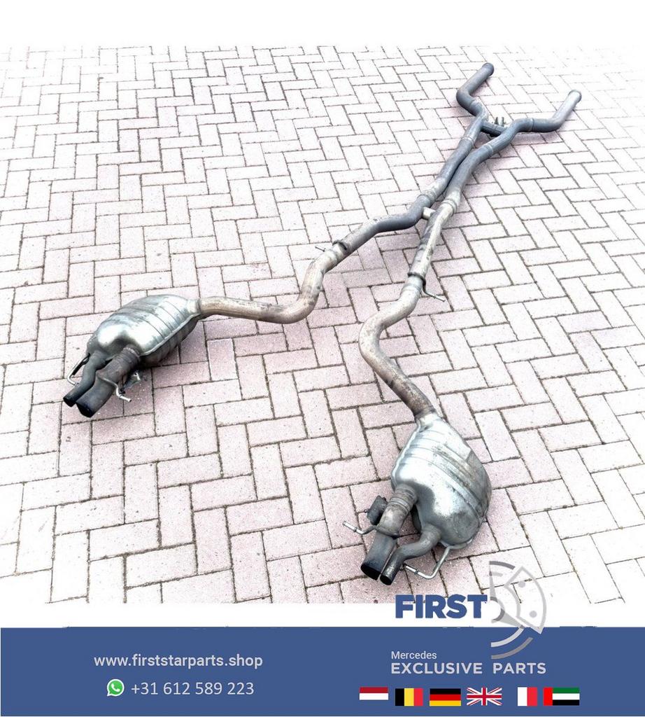 W213 E63 S AMG UITLAAT COMPLEET E KLASSE E63S PERFORMANCE ME, Auto-onderdelen, Uitlaatsystemen, Gebruikt, -, Ophalen of Verzenden