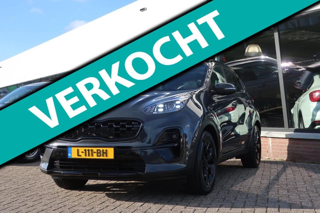 Kia Sportage 1.6 T-GDI Black Edition 1e EIG_LED_PANO_CAM_KEY, Auto's, Kia, Bedrijf, Te koop, Sportage, ABS, Achteruitrijcamera