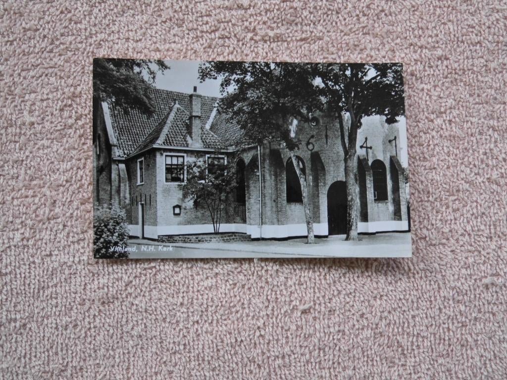 Vlieland, Kerk., Ophalen of Verzenden, 1940 tot 1960, Ongelopen, Waddeneilanden