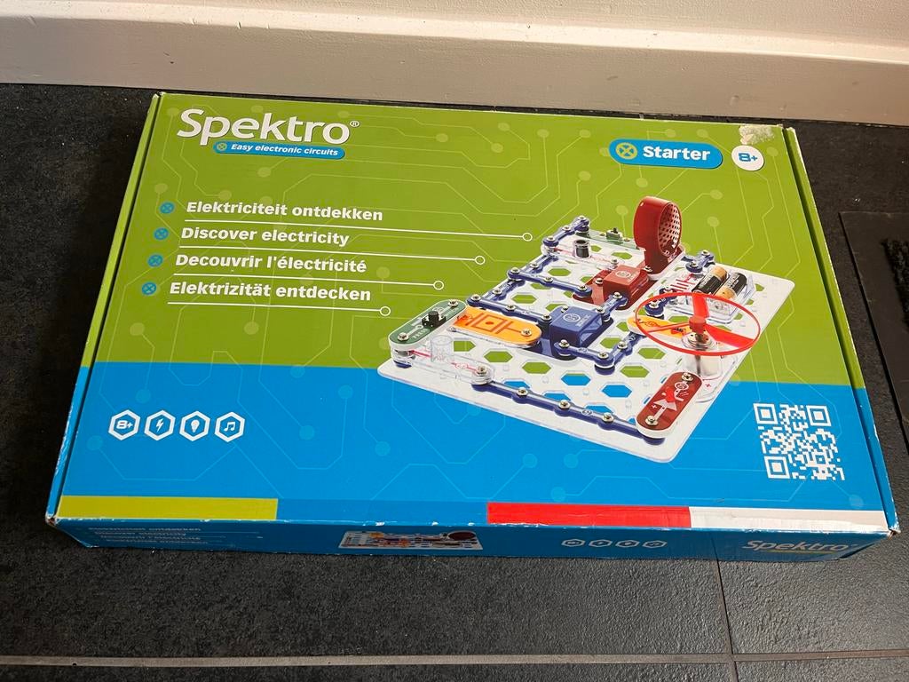 Spektro Starter Kit - Ontdek Elektriciteit - Nieuwstaat, Ophalen of Verzenden, Zo goed als nieuw, Bouwen, Met licht
