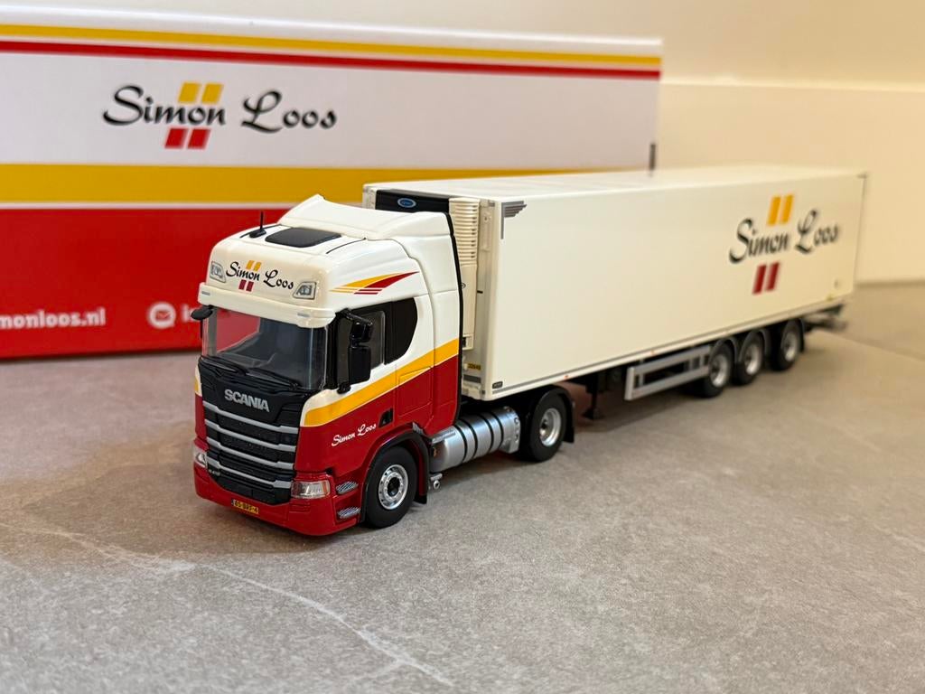 Tekno Scania R Simon Loos, Ophalen of Verzenden, Nieuw, Bus of Vrachtwagen, Tekno