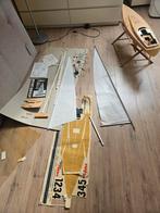 RC Zeilboot in aanbouw - Klassiek ontwerp (Koh-I-Noor), Hobby en Vrije tijd, Ophalen, Gebruikt
