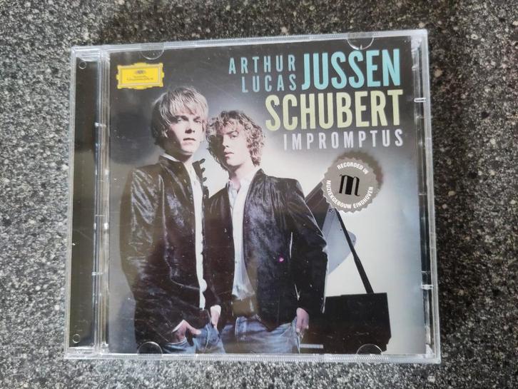2CD ARTHUR & LUCAS JUSSEN - SCHUBERT - IMPROMPTUS, Cd's en Dvd's, Cd's | Klassiek, Zo goed als nieuw, Kamermuziek, Romantiek, Ophalen of Verzenden
