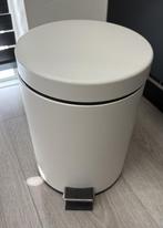 IKEA Strapats pedaalemmer wit badkamer toilet, Kunststof, Met pedaal, Ophalen of Verzenden, Zo goed als nieuw