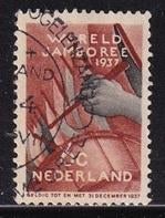 2060 - Nederland nvph 294 gestempeld , Wereld Jamboree, Postzegels en Munten, Verzenden, Na 1940, Gestempeld